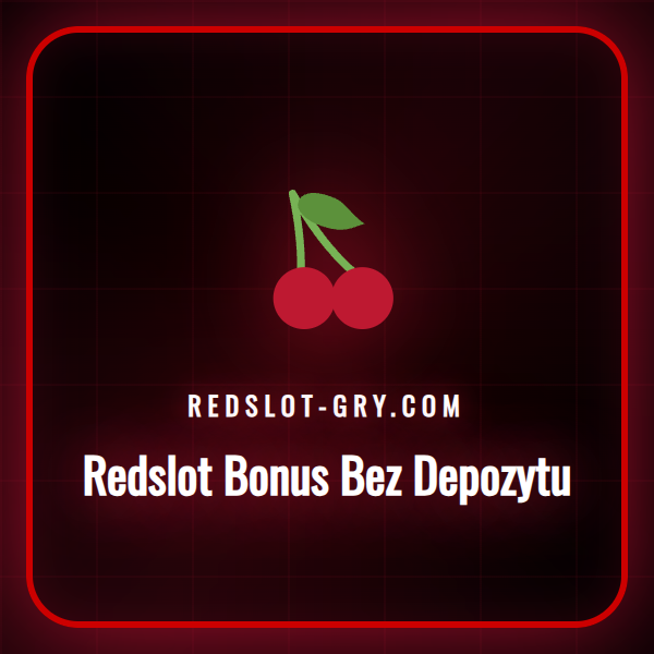 Atrakcyjny Redslot bonus bez depozytu widoczny na ekranie laptopa.