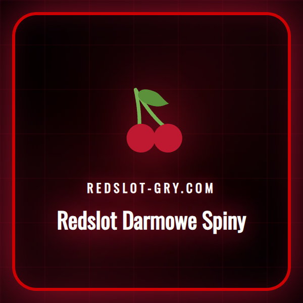 Atrakcyjna grafika promocyjna przedstawiająca Redslot darmowe spiny.