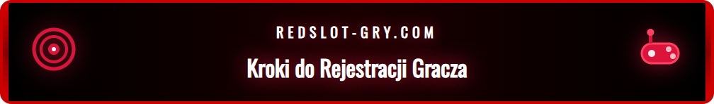Formularz rejestracyjny na platformie Redslot dla nowych użytkowników.