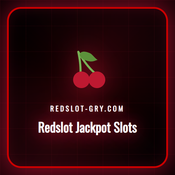 Ekran gry Redslot Jackpot Slots z widocznymi symbolami i jackpotem.