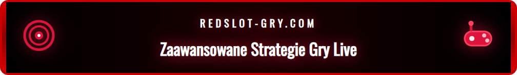 Infografika przedstawiająca podstawowe strategie gry w kasynie na żywo.