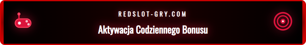 Zrzut ekranu pokazujący, jak aktywować Redslot Koło Fortuny.