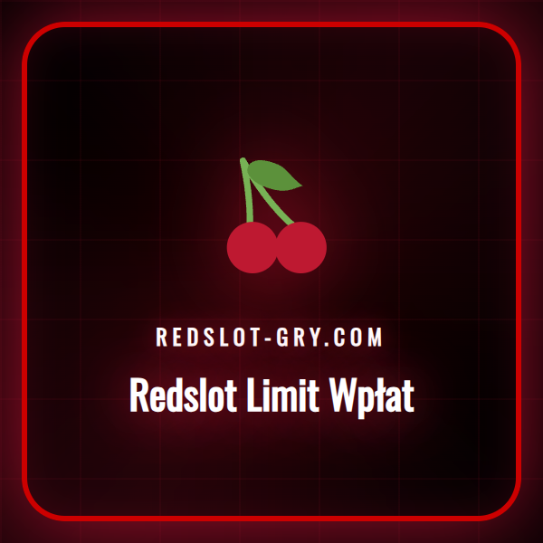 Grafika przedstawiająca ustawienia Redslot Limit Wpłat na ekranie.