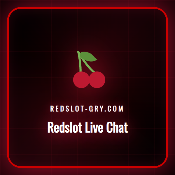 Konsultant Redslot Live Chat pomagający graczowi online.
