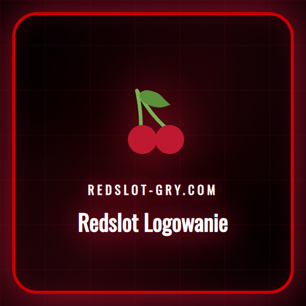 Strona główna platformy Redslot z widocznym przyciskiem logowania.