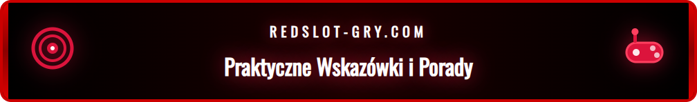 Grafika z ikonami symbolizującymi porady dotyczące wsparcia Redslot.