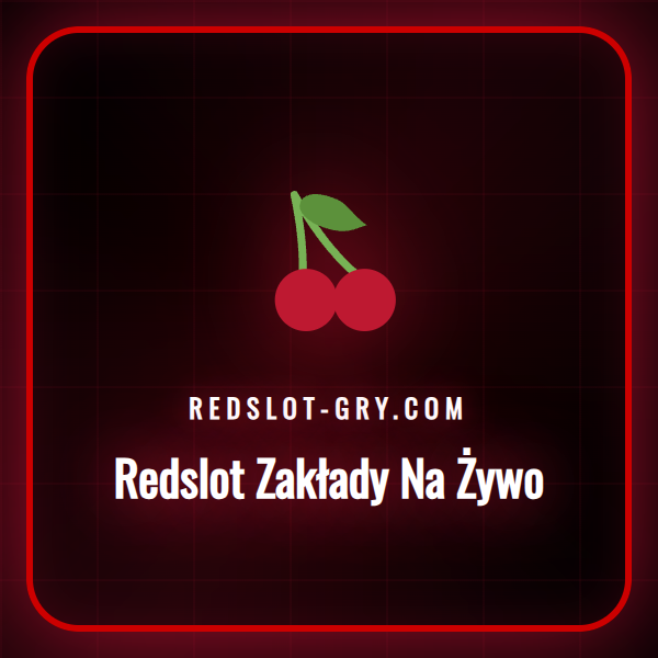 Interfejs Redslot zakłady na żywo z listą meczów na laptopie.